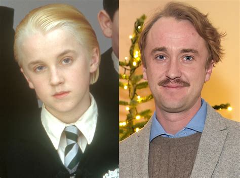 エマ トンプソン ハリー ポッター|tom felton then and now.